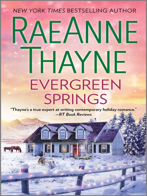 Title details for Evergreen Springs by RaeAnne Thayne - Available
